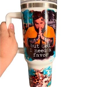 Jelly Roll God I need a favor 40 oz tumbler